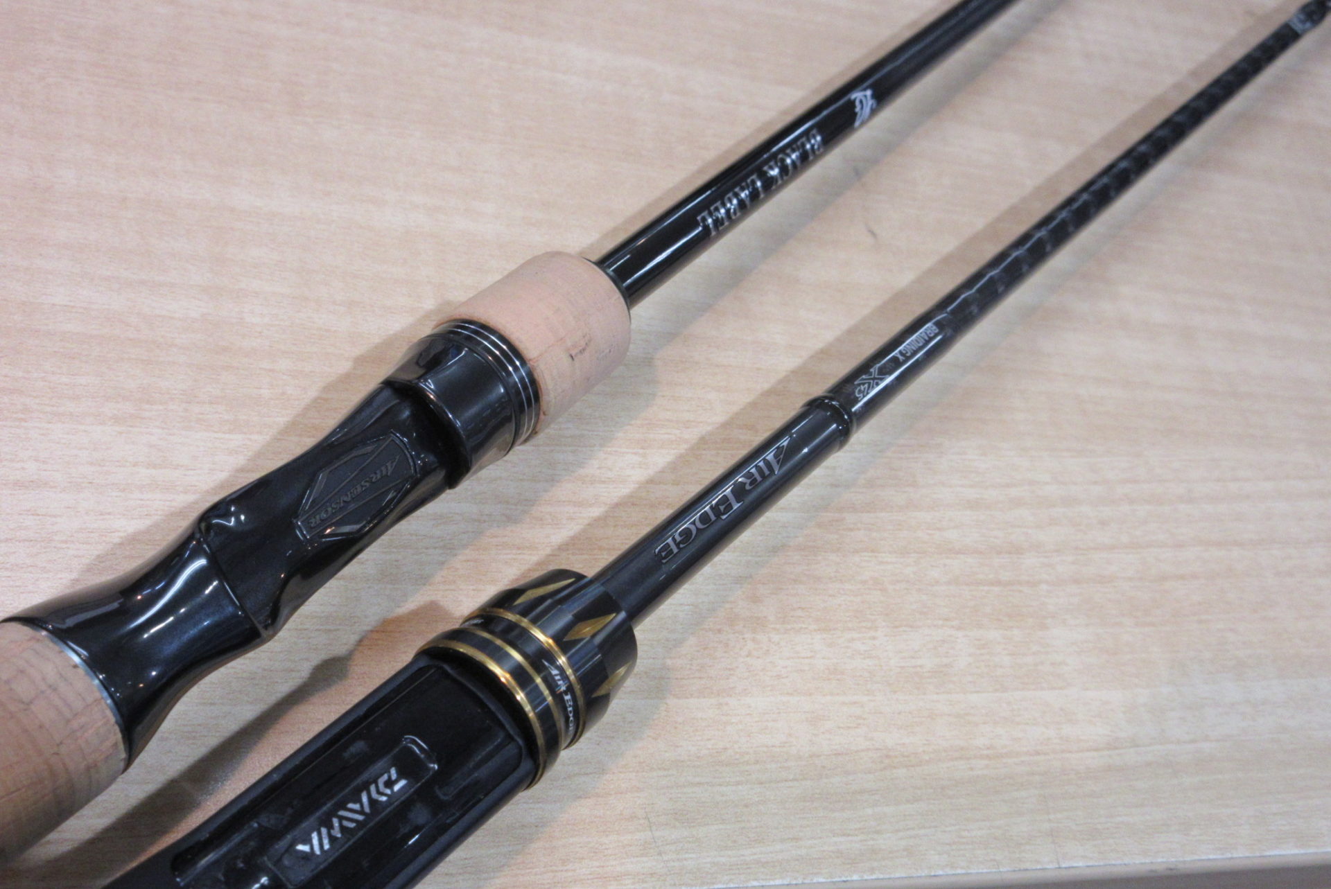 ダイワのエアエッジ631MLB－E、ブラックレーベルLC631MRB  