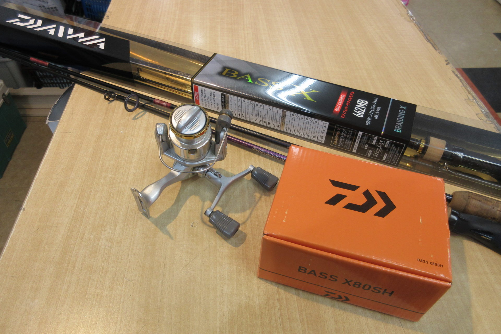 ダイワのバスｘ６６２ｍｂ ｙ バスｘ８０ｓｈ買取しました 超高額買取なら釣具いちばん館 釣具いちばん館