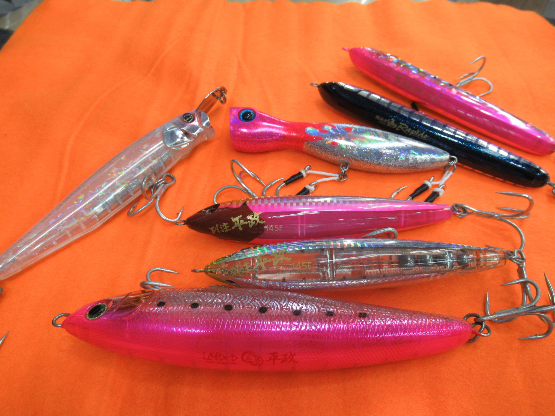 釣具いちばん館の買取情報 スカジットデザインのパンプキン１４０ オシアの別注平政 ジャッカルのライザーベイト０１５ｐ マリアのローデッド平政 ラピード 釣具いちばん館