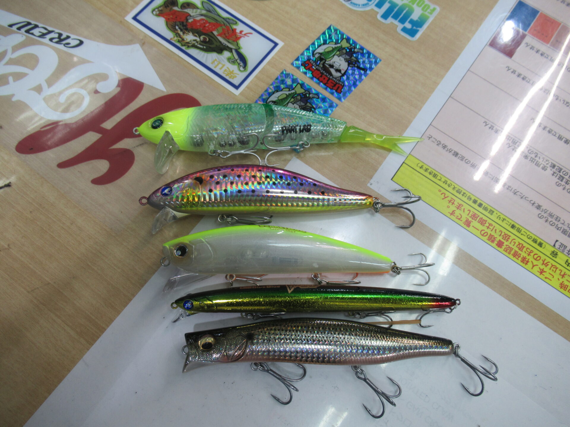 カゲロウ100F6本Megabass カゲロウ Blue Blue ブローウィン125f