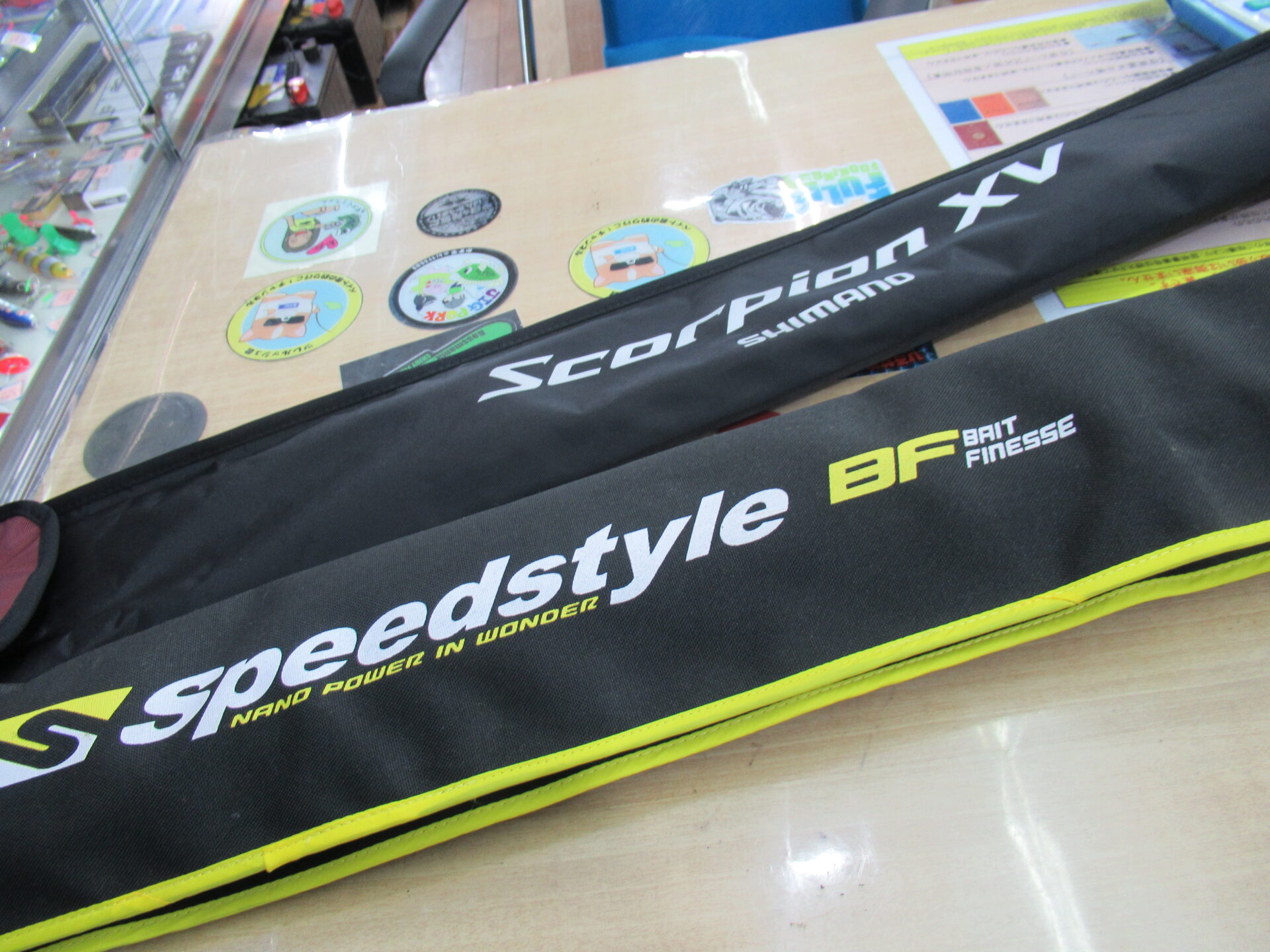 シマノのスコーピオンXV2550FF－2、 メジャークラフト 