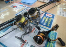 シマノのネッサＢＢＳ１００２ＭＨ、 １７セドナＣ３０００ＨＧ、 １７セドナＣ２０００Ｓ、 １８ソアレＢＢ５００Ｓ、 ダイワのルアニスト７６ＭＬ