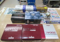 ダイワの０４ルビアス２００４浅溝スプール、ＴＤ-Ｘ１０５ＨｉＬ、カルディア２００５、チームダイワＳ２００４Ｃなど