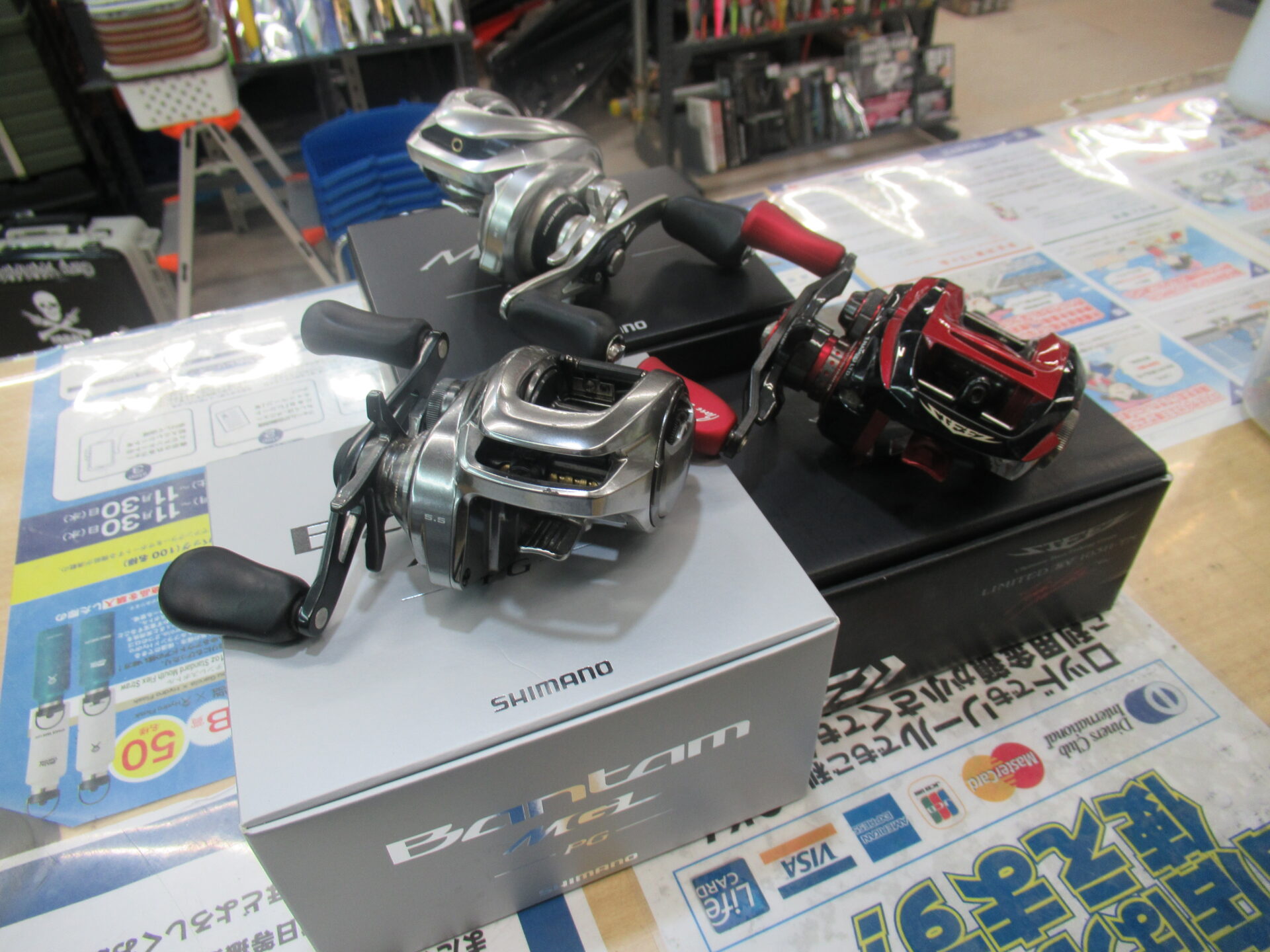 ダイワのスティーズリミテッドSV103H－TN、シマノの16