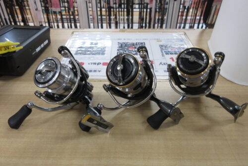 ダイワの２０ルビアスＦＣＬＴ２５００Ｓ－ＸＨ、２０ルビアスＦＣＬＴ２０００Ｓ、１８イグジストＬＴ２０００Ｓ－Ｈ