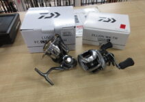 ダイワの２０ルビアスＦＣＬＴ２５００Ｓ－ＸＨ、２１ジリオンＳＶＴＷ１０００ＨＬ