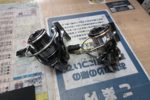 ダイワの２０ルビアスＦＣＬＴ２５００Ｓ－ＸＨ、１８カルディアＬＴ２０００Ｓ