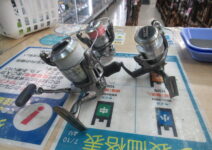 シマノの０５ツインパワー４０００、０２ツインパワー２５００、０２ツインパワー