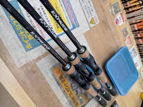 シマノの１７エクスプライド１６８ＭＨ・１６５ＭＨ－ＬＭ・１６５ＭＬ＋