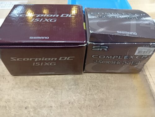 シマノのコンプレックスＣＩ４　２５００ＨＧＳ　Ｆ４・２１スコーピオンＤＣ１５１ＸＧ
