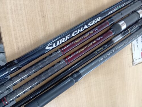 シマノ・ダイワ等のシーマイティーＲ７３　３０－２４０・小継せとうち３－３０・リバティークラブ磯風３－４５・３－４５遠投・サーフチェイサー４０５ＥＸ－Ｔ