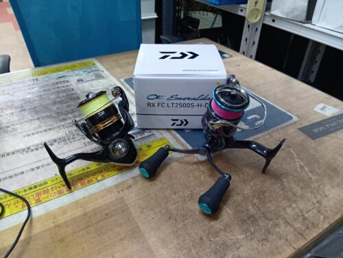 ダイワの23エメラルダスRXFCLT2500S・23レガリスLT2000S-P