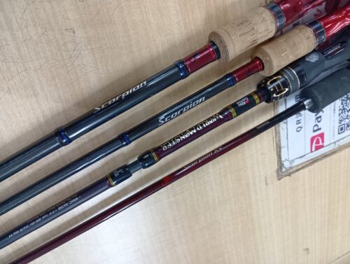 シマノのスコーピオンXV1581F-2・スコーピオン2702R-2・1787RS-2・ワールドモンスターWMC-563M