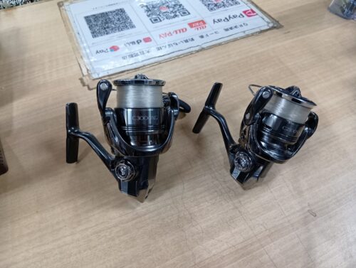シマノの24ツインパワーC2500SXG・C3000XG