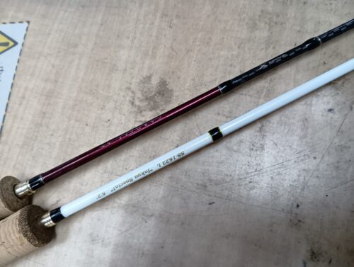 シマノ・ムカイのカーディフAX S-60SUL-FF・ステップスティック SS-1622L