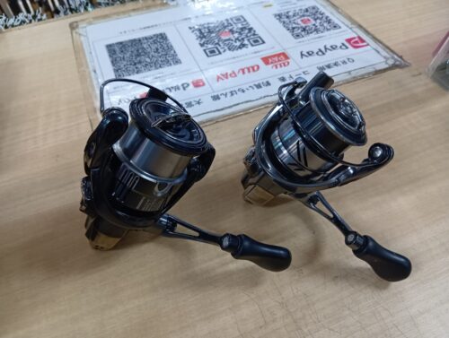 シマノの19ウ゛ァンキッシュ2500SHG・21コンプレックスXR C2000F4HG