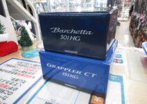 シマノの17バルケッタ301HG、19グラップラーCT151XG