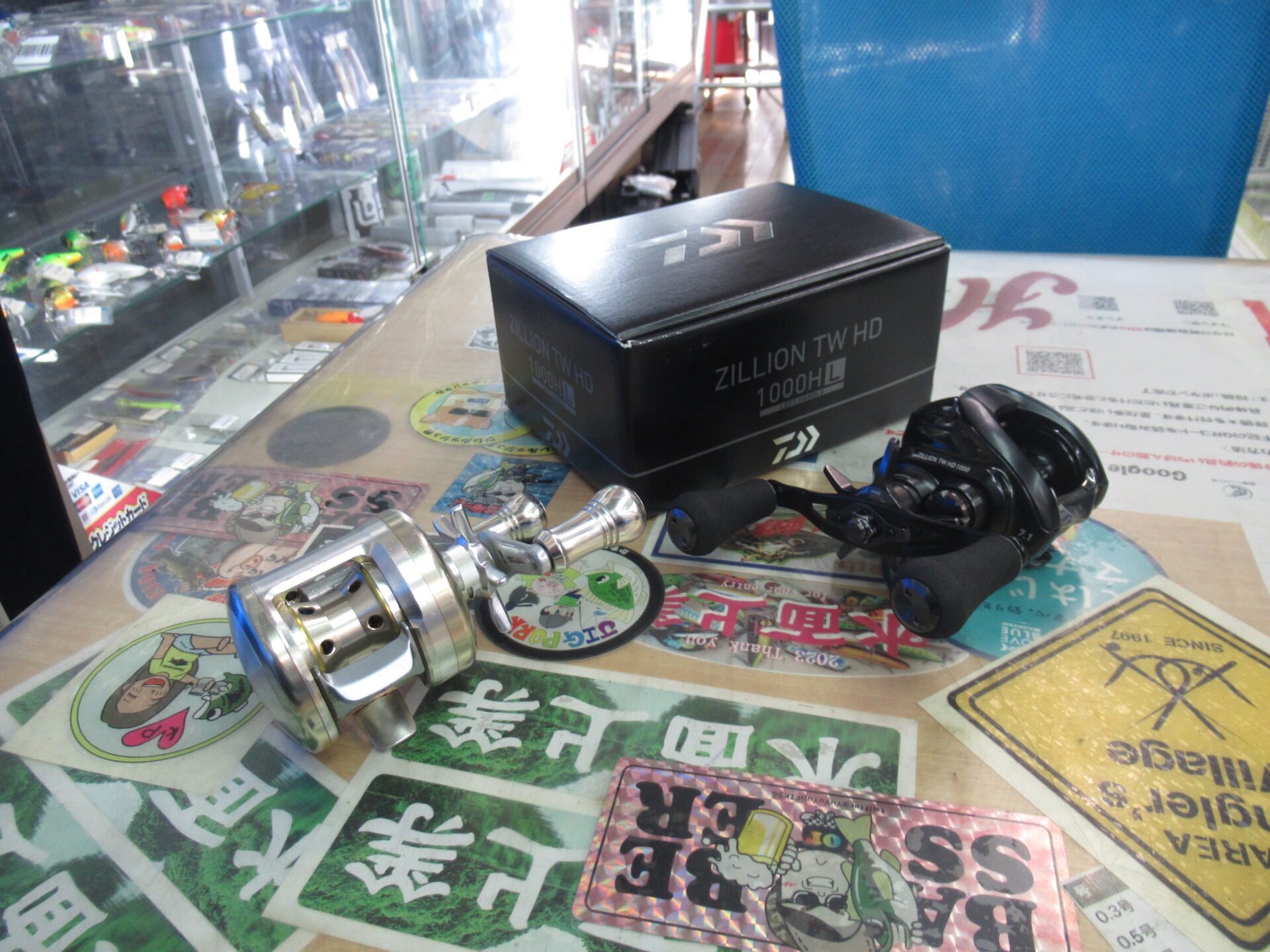 ダイワのミリオネアCV－Z105と22ジリオンTW