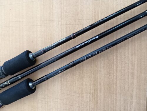 リップルフィッシャーのアクイラ６９Ｍ・セルフィッシュ６２２Ｓ・オーシャンアロー６７ＵＬ