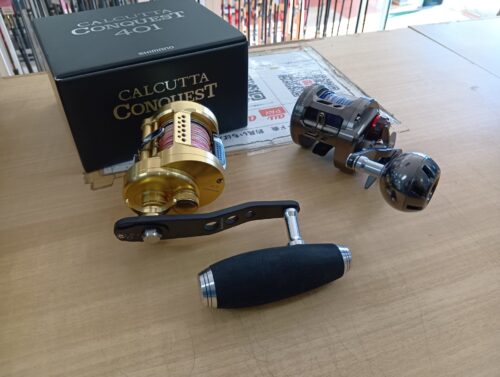 シマノ・ダイワの18カルカッタコンクエスト401・ソルティガBJ2000SHL