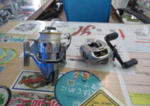 シマノの08メタニウムMgDC7LH、00ツインパワー3000MgS