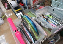 貝田ルアーのトランペットなどのトップウォータールアー