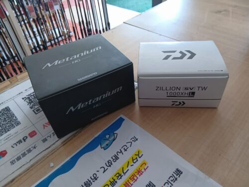 ダイワ・シマノの２１ジリオンＳＶＴＷ１０００ＸＨＬ・２０メタニウムＨＧ