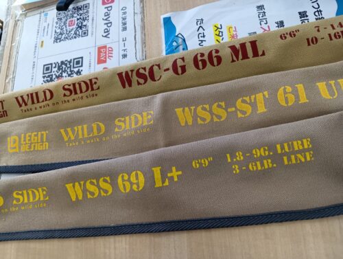 レジットデザイン ワイルドサイド WSC-G66ML・WSS69L+・WSS-ST61ULの3本