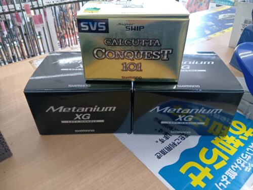 シマノ 01カルカッタコンクエスト101・13メタニウムXGを2台
