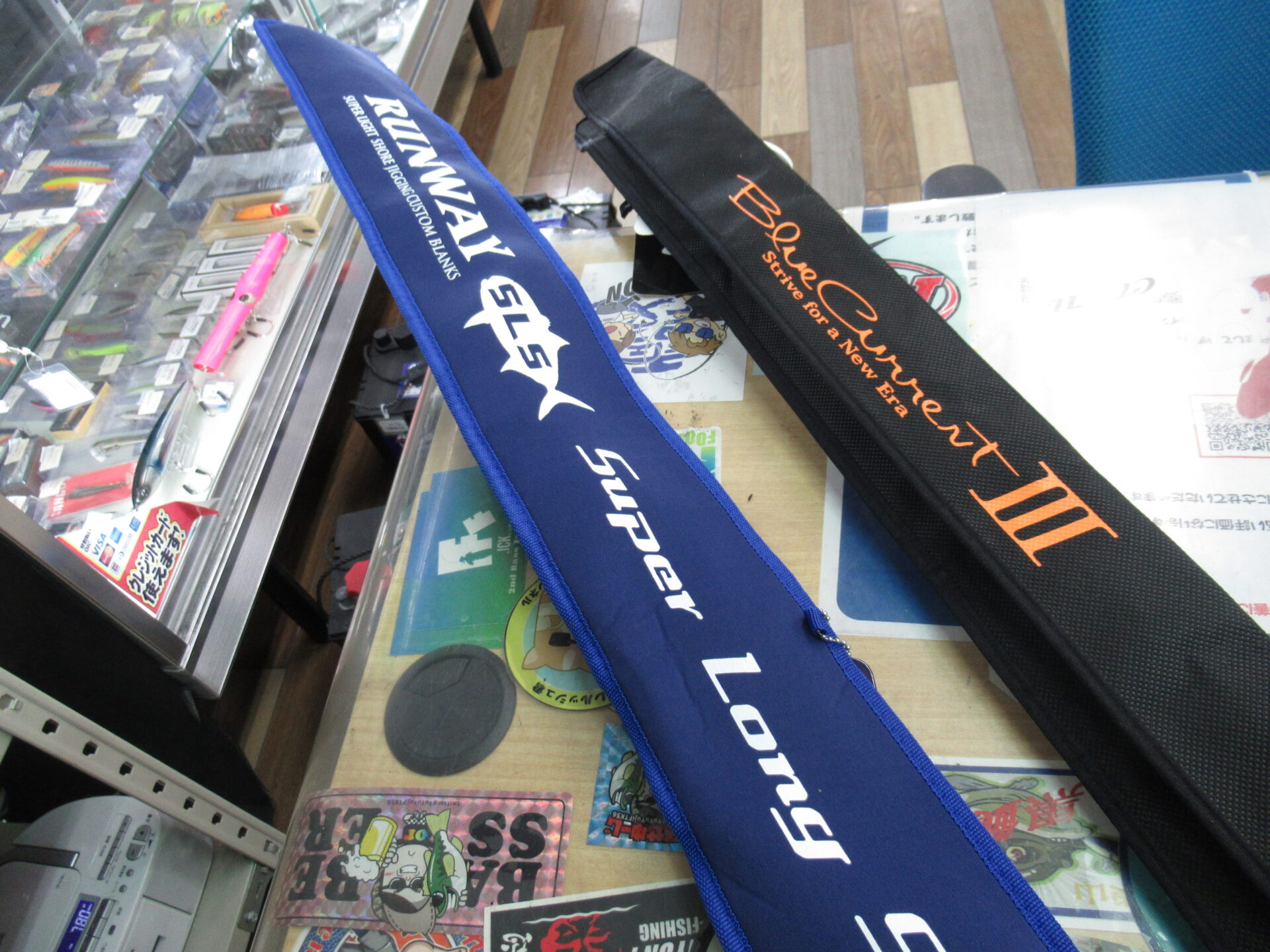 ヤマガブランクスのブルーカレントⅢ 53とゼスタのランウェイSLS