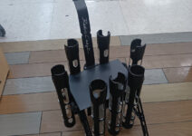 ロデオクラフトのスーパーカスタムロッドスタンド ブラックエディション