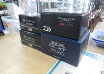 ダイワの２２タトゥーラＴＷ８０ＸＨ、２０タトゥーラＳＶＴＷ１０３ＸＨ、スティーズＳＶ６.３、シマノの２２ＳＬＸＤＣＸＴ７０ＸＧ
