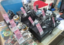 シマノ、ダイワの新旧スピニングリール各種