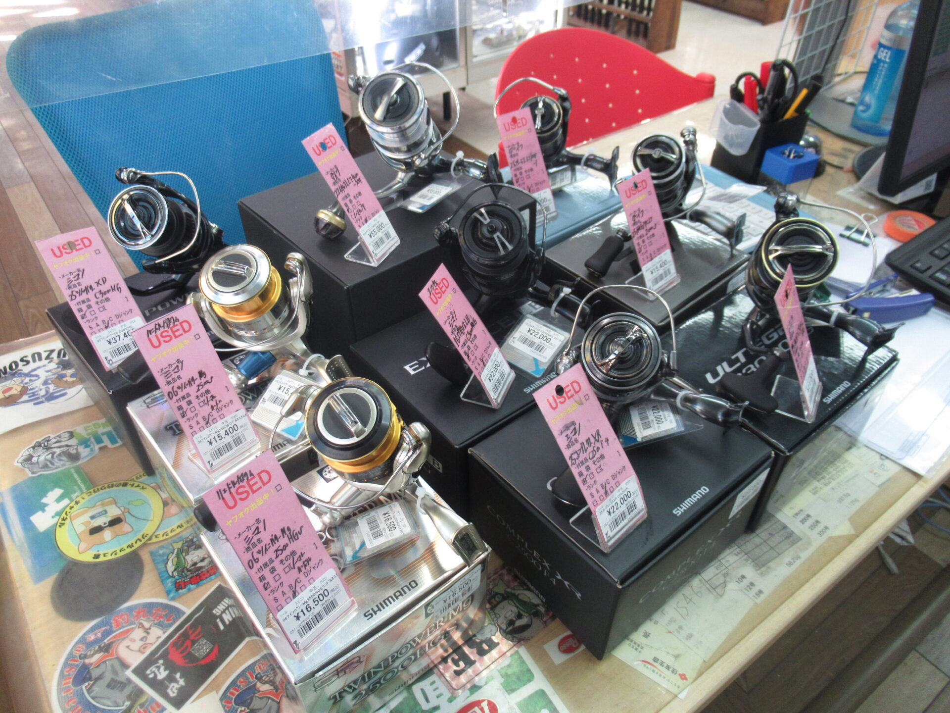 釣具まとめ売り　引退品　 シマノ　ダイワ　リール　ロッド 各種品出し強化中！】シマノ、ダイワの新旧スピニングリール各種を品