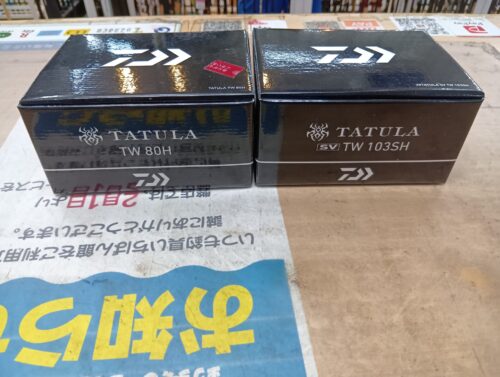 ダイワ 22タトゥーラTW80H・20タトゥーラSVTW103SH