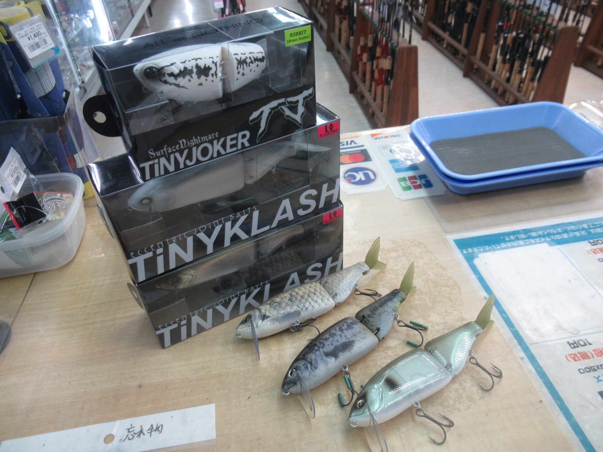 DRTのタイニークラッシュ、タイニージョーカーを買取しました！釣具