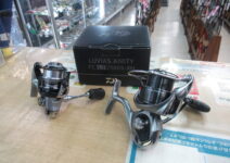 ダイワの２５カルディアＬＴ４０００－ＣＸＨ・２１ルビアスＦＣ ＬＴ２５００Ｓ－ＸＨ、シマノの１２レアニウムＣＩ４＋Ｃ２０００Ｓ
